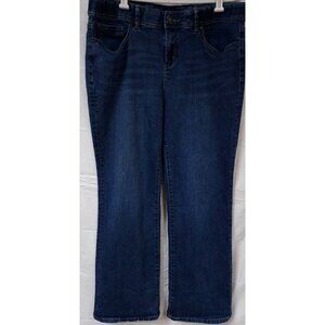 Lincoln Outfitters Women's 16 Comfort Flex Wide Leg Boot Denim Jean 36x32